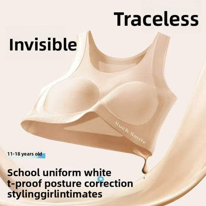 A thin sports vest for teenage girls