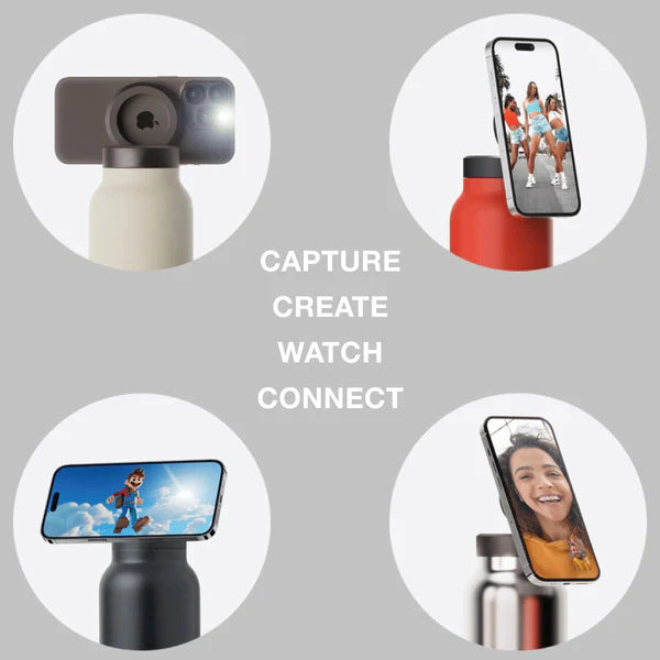 Large-capacity stainless steel magnetic insulated cup