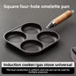 Molded flat-bottomed pan