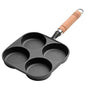 Molded flat-bottomed pan