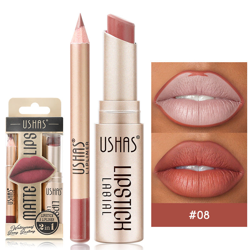 Lip liner does not stain the cup.