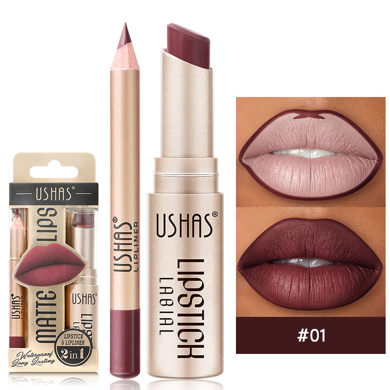 Lip liner does not stain the cup.