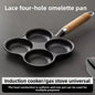 Molded flat-bottomed pan