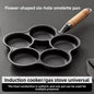 Molded flat-bottomed pan