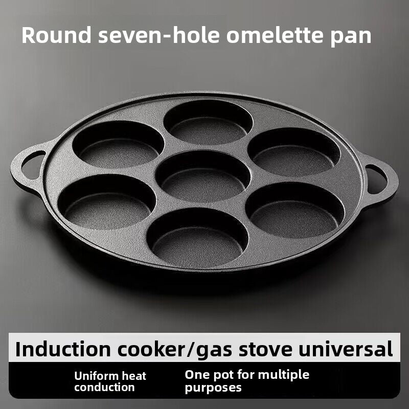 Molded flat-bottomed pan