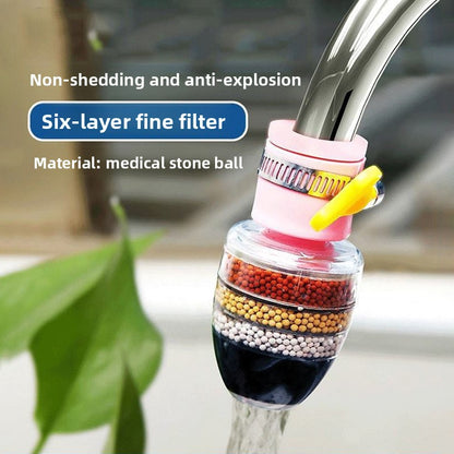 Rotatable Faucet Splash Head Water Saving Filter Nozzle