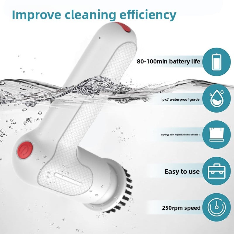 Multi-functional electric cleaning brush