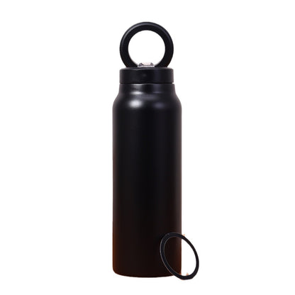 Large-capacity stainless steel magnetic insulated cup