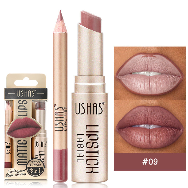 Lip liner does not stain the cup.
