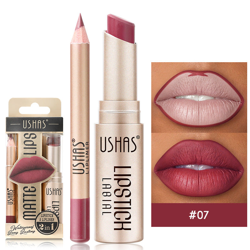 Lip liner does not stain the cup.