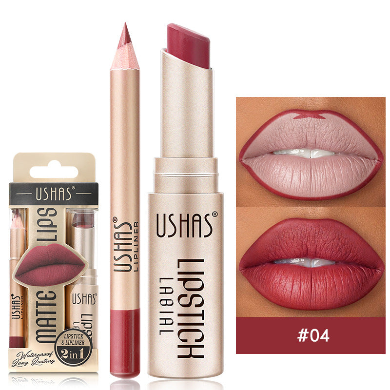 Lip liner does not stain the cup.