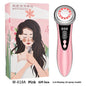 The beauty device cleans the face